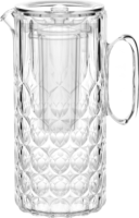 Guzzini Vanity Műanyag kancsó 1.75L jégkockatartóval - Átlátszó