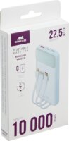 RivaCase Rivapower VA2211 PowerBank USB-A + Type-C / 10000mAh 22,5W - Fehér