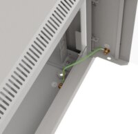 Lanberg 19" Fali rack szekrény 6U 540x370mm - Szürke