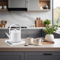 Unold 18210 Clara Vízforraló 0,6L 1000 Watt - Fehér