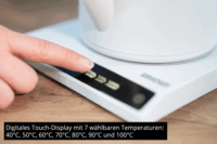 Unold 18210 Clara Vízforraló 0,6L 1000 Watt - Fehér