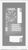 NZXT H3 Flow Midi Torony Számítógépház - Fehér