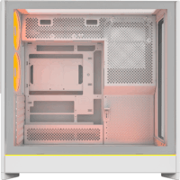 Montech HS01 PRO ARGB Midi Torony Számítógépház + 2db 120mm ventilátor - Fehér