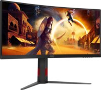 AOC 34" CU34G4Z 21:9 3440x1440 VA Ívelt Gaming Monitor - Fekete