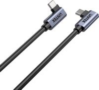 Unitek C14147ABK01-1M USB-C apa - USB-C apa Adat- és töltőkábel 1m - Fekete