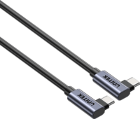 Unitek C14147ABK01-1M USB-C apa - USB-C apa Adat- és töltőkábel 1m - Fekete