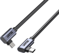 Unitek C14147ABK01-0.5M USB-C apa - USB-C apa Adat- és töltőkábel 0.5m - Fekete