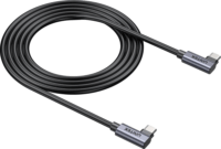 Unitek C14147ABK01-0.5M USB-C apa - USB-C apa Adat- és töltőkábel 0.5m - Fekete