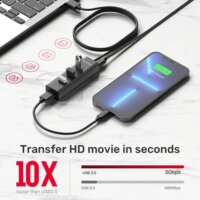 Unitek Y-3089V01 USB-A 3.2 Gen 1 4-port HUB