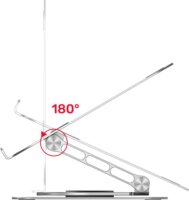 Unitek OT180SL01 Állítható / Dönthető 10-16" Laptop Asztali Állvány - Ezüst