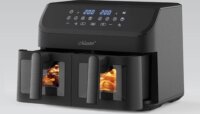 Maestro MR-758 AirFryer Forrólevegős sütő 2x4.5L 2000W - Fekete