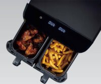 Maestro MR-758 AirFryer Forrólevegős sütő 2x4.5L 2000W - Fekete