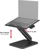 Maclean MC-493 Állítható / Dönthető Univerzális Laptop Állvány - Fekete