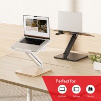Maclean MC-493 Állítható / Dönthető Univerzális Laptop Állvány - Fekete