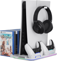 Canyon CS-51 PlayStation 5 Slim RGB Asztali tartó / hűtő - Fehér