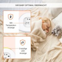 Gigaset Baby 100 Audio Digitális Babamonitor Bébiőr - Meleg szürke