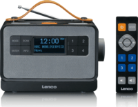 Lenco PDR-065 Bluetooth hordozható FM / DAB+ Zsebrádió - Fekete