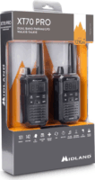 Midland XT 70 Pro Twin Walkie Talkie 8 / 12 km hatótávval kofferben - Szürke