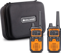 Midland XT 70 Pro Twin Walkie Talkie 8 / 12 km hatótávval kofferben - Szürke