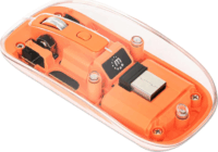 Manhattan 190282 Wireless Egér - Narancs / Átlátszó