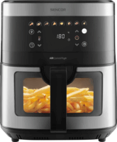 Sencor SFR 9000SS AirFryer Forrólevegős sütő 9L 1700 Watt - Ezüst/Fekete