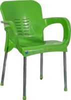 Iris GF-700GR Paris Kerti műanyag szék fém lábakkal - Zöld