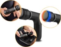 Medisana MG 560 Akkus Hideg&Meleg Masszázspisztoly 4 masszázsfejjel - Fekete