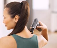 Medisana MG 560 Akkus Hideg&Meleg Masszázspisztoly 4 masszázsfejjel - Fekete