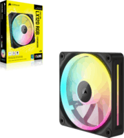 Corsair LX120 120mm RGB PWM Rendszerhűtő Ventilátor - Fekete