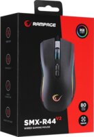 Rampage SMX-R44 V2 Macro Vezetékes Gaming Egér - Fekete