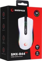 Rampage SMX-R44 V2 Macro Vezetékes Gaming Egér - Fehér
