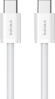 Baseus Superior USB-C apa - USB-C apa Adat- és töltőkábel 1m - Fehér
