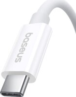 Baseus Superior USB-C apa - USB-C apa Adat- és töltőkábel 1m 240W - Fehér