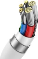 Baseus Superior USB-C apa - USB-C apa Adat- és töltőkábel 1m 240W - Fehér