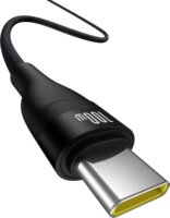 Baseus Flash 2 USB-A apa - USB-C apa Adat- és töltőkábel 1m - Fekete
