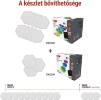 Emos ZIW22AR GoSmart Hexagon RGBIC Dekorációs Lámpa Készlet (10db / csomag)