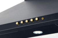 Akpo WK-4 Classic Eco Kürtős Páraelszívó Szagelszívó - Fekete / Arany