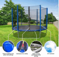 Spartan Trambulin - 270 x 396 cm