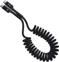 Baseus Fish-Eye USB-C apa - USB-C apa Adat- és töltőkábel 1m - Fekete