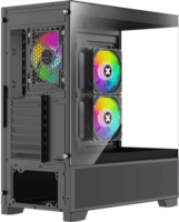 Xilence Xilent Beam XG172 Midi Torony Számítógépház - Fekete