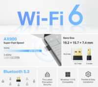 TP-Link TX10UB Nano AX900 Wireless USB WiFi + Bluetooth 5.3 Adapter