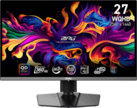 MSI 26.5" MPG 272URXDE 16K 4K UHD OLED Gaming Monitor - Fekete