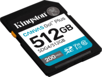 Kingston 512GB Canvas Go Plus Gen4 SDXC UHS-I C10 Memóriakártya
