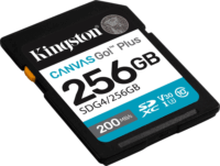 Kingston 256GB Canvas Go Plus Gen4 SDXC UHS-I C10 Memóriakártya