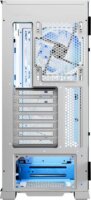 Modecom Horizon Flow ARGB Midi Torony Számítógépház + 3db 140mm / 1db 120mm ventilátor - Fehér