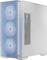 Modecom Horizon Flow ARGB Midi Torony Számítógépház + 3db 140mm / 1db 120mm ventilátor - Fehér