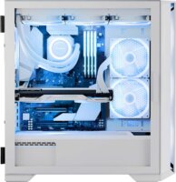 Modecom Horizon Flow ARGB Midi Torony Számítógépház + 3db 140mm / 1db 120mm ventilátor - Fehér