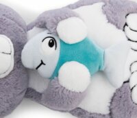 Nici Green Cica és hal plüssfigura 40 cm - Szürke / Kék