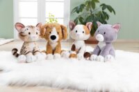 Nici Green Ülő bengáli cica plüssfigura 35cm - Barna mintás