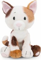 Nici Green Ülő szerencsecica plüssfigura 35cm - Világosbarna / Fehér